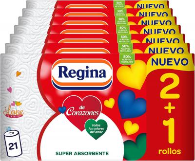 Regina心形压花卷纸 21卷