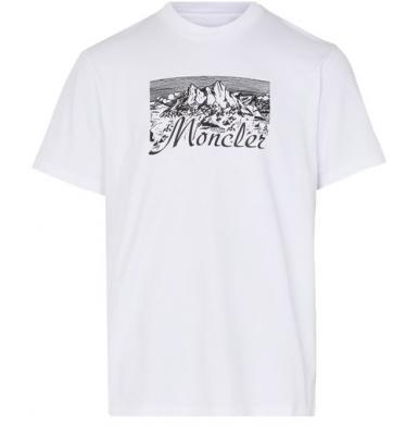 MONCLER 短袖T恤 白色