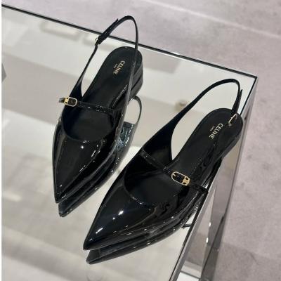 CELINE Judy 漆皮平底女鞋