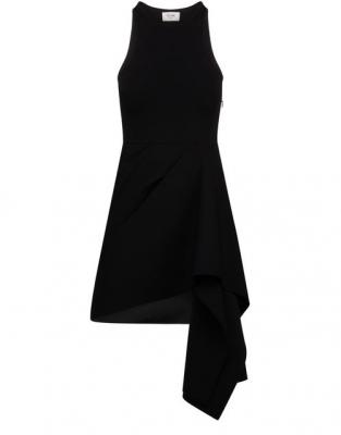 CELINE Draped 黏胶连衣裙 黑色
