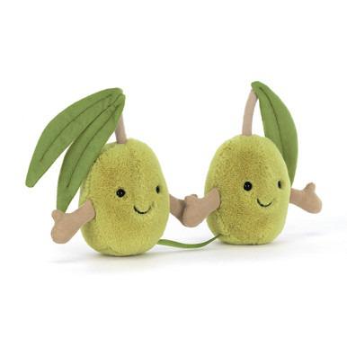  Amuseables 橄榄毛绒玩具一对