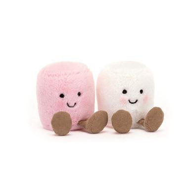  Amuseables 粉白棉花糖毛绒玩具