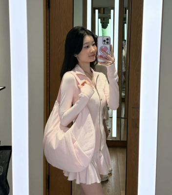 百褶单肩包 10L
