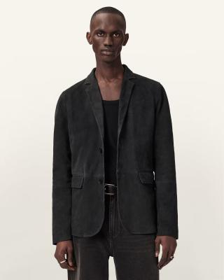 Monet Waxed Suede 西装外套 蓝色