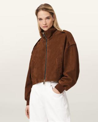  Lowden Suede 夹克 棕色