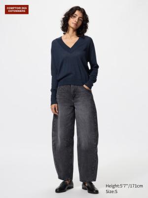 x Comptoir des Cotonniers 牛仔弯刀裤