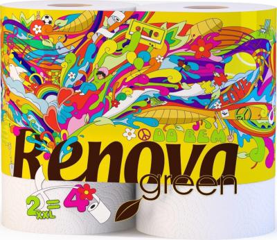  Renova 再生纤维厨房纸巾 2卷加厚装
