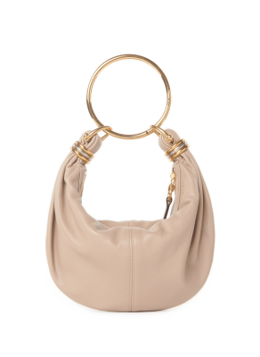 CHLOÉ 皮质Hobo手袋 灰色
