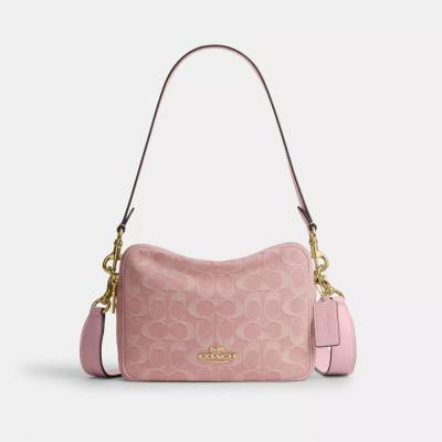 Carey Signature 牛仔斜挎包
