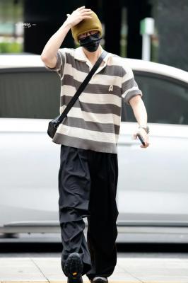 AMI 条纹棉质Polo衫