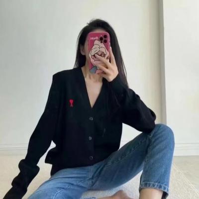 Ami De Coeur 羊毛开衫 藏青色