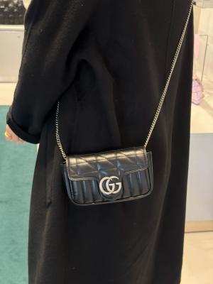 GG Marmont Mini 单肩包 黑色