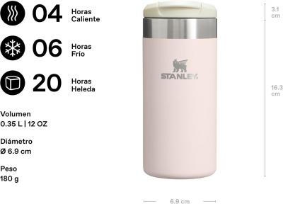 Stanley 1913玫瑰石英粉保温杯