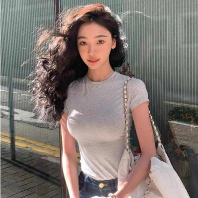 SKIMS Cotton Jersey 2件装 T恤 淡灰色