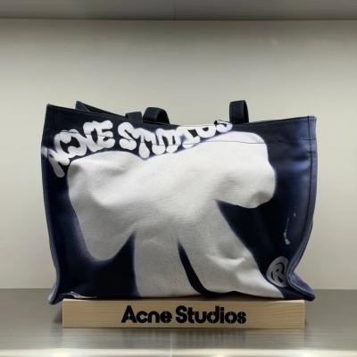 Acne Studios Logo Shopper Bag 藏蓝色