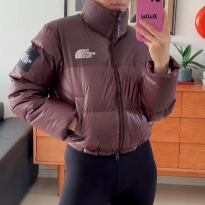  Nuptse 短款羽绒夹克