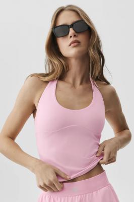 ALO Softsculpt Precision Halter Tank 粉色