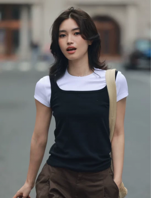 女士圆领T恤