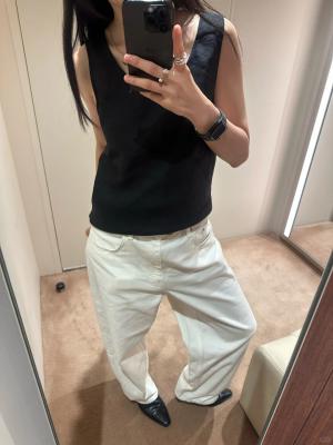 DE 亚麻背心 黑色
