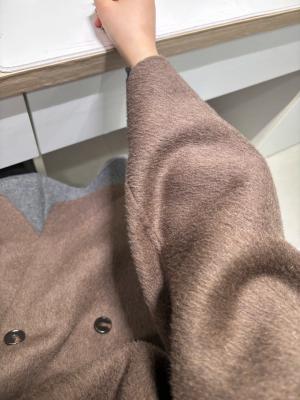 Massimo Dutti 短款风衣 纽扣装饰 棕色