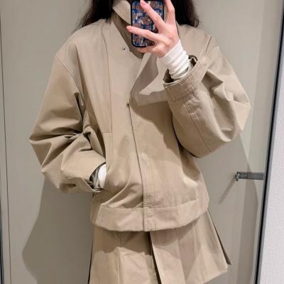 短款风衣夹克