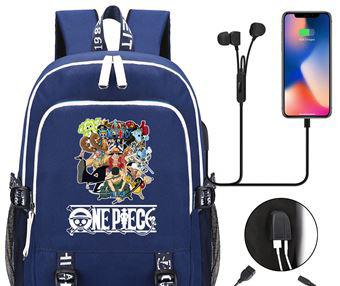 Fnac One Piece 书包 带USB充电口 44×15×30cm 蓝色