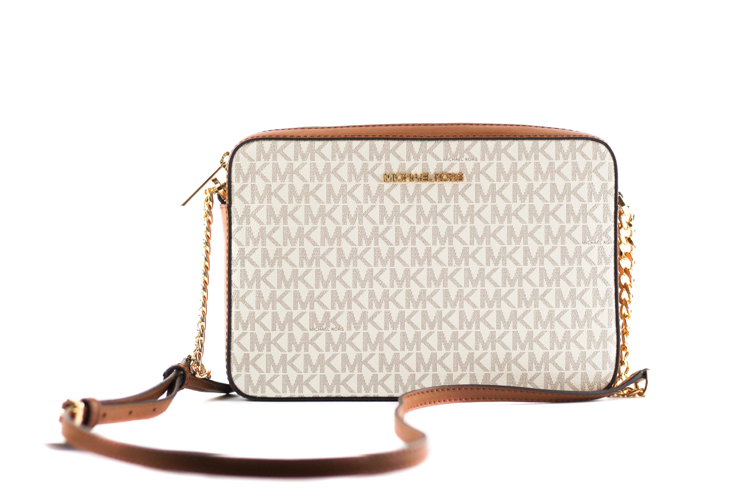 Michael Kors Jet Set 十字纹斜挎包