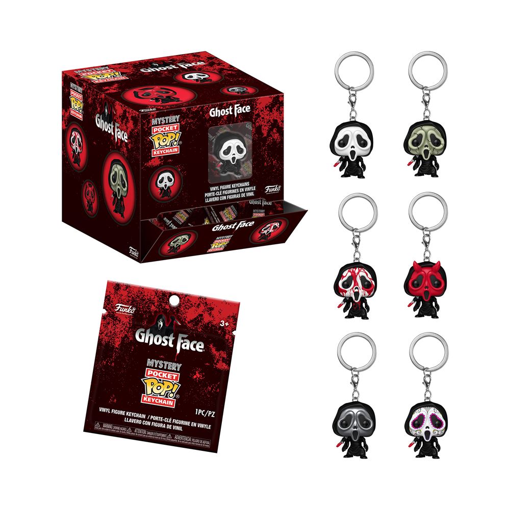 Funko Pop 惊声尖叫 幽灵面具钥匙扣 随机款