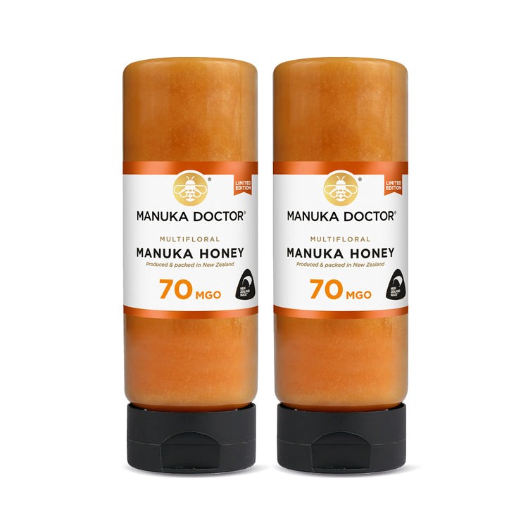70 MGO 挤压瓶麦卢卡蜂蜜 500g·双瓶装