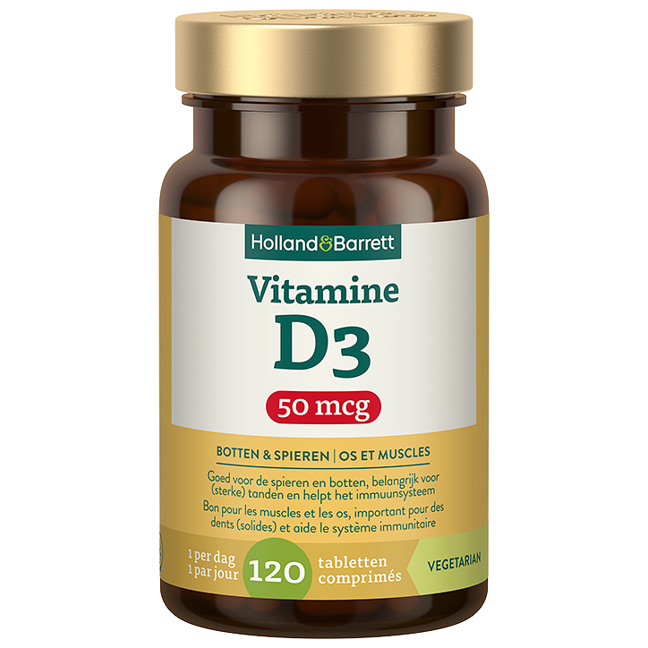 Holland & Barrett 维生素 D3 50mcg 120片