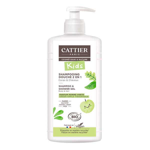 Cattier Kids 有机苹果二合一洗发沐浴 500ml