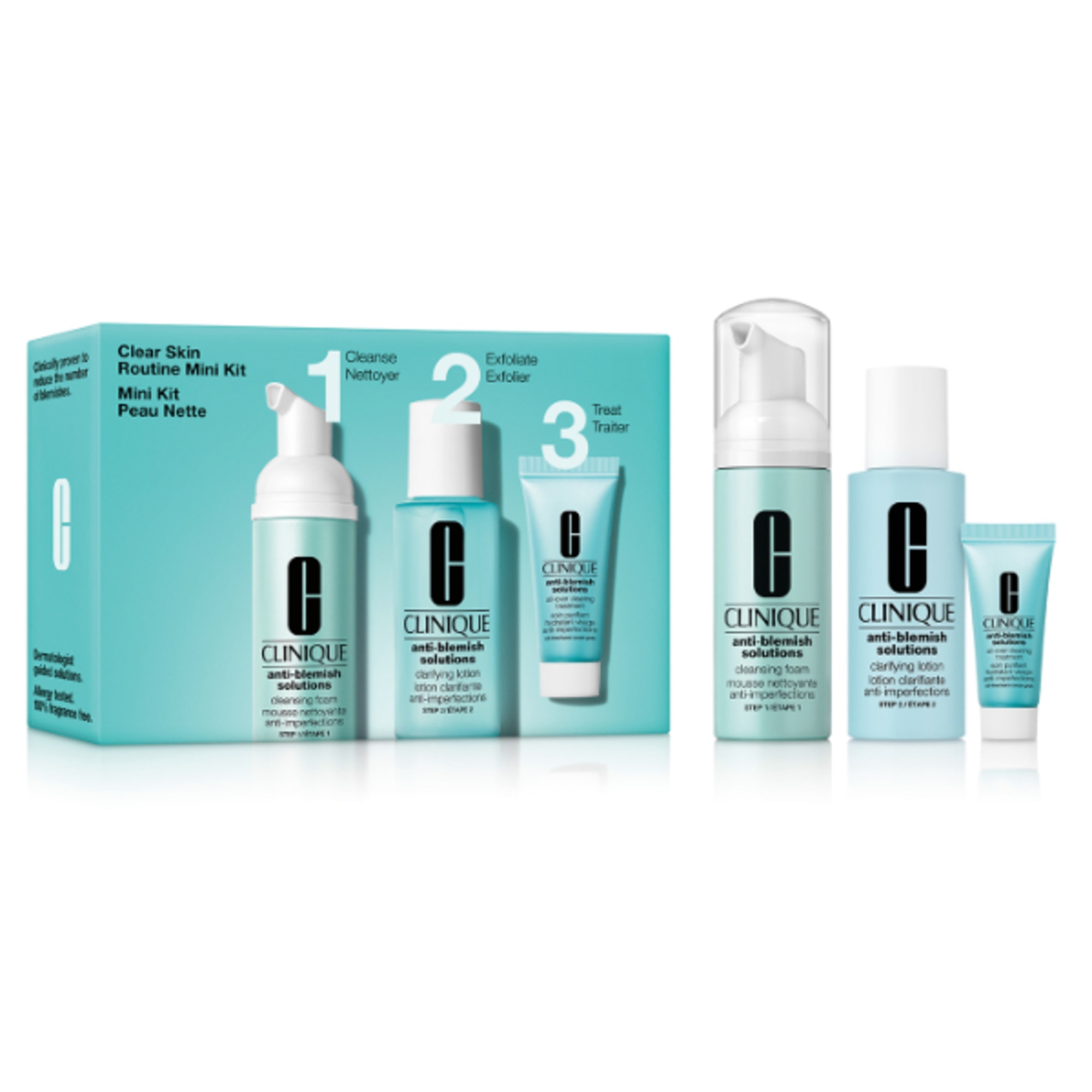 倩碧(Clinique)净颜舒缓三件套礼盒