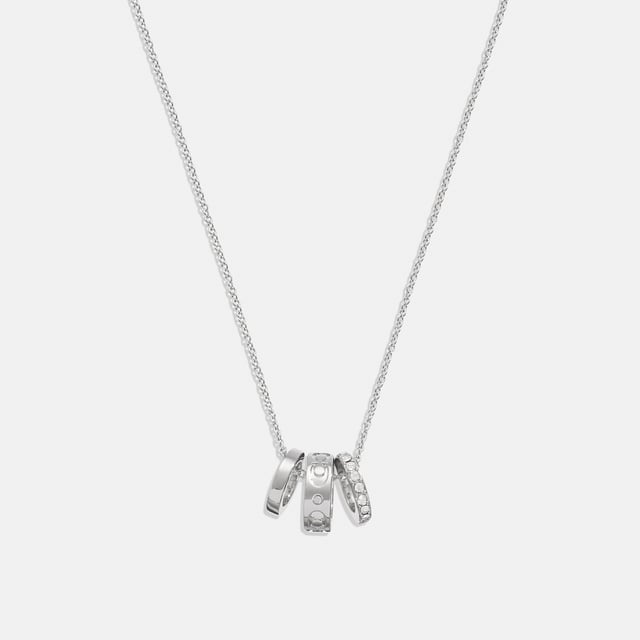 Coach Kissing C Necklace
