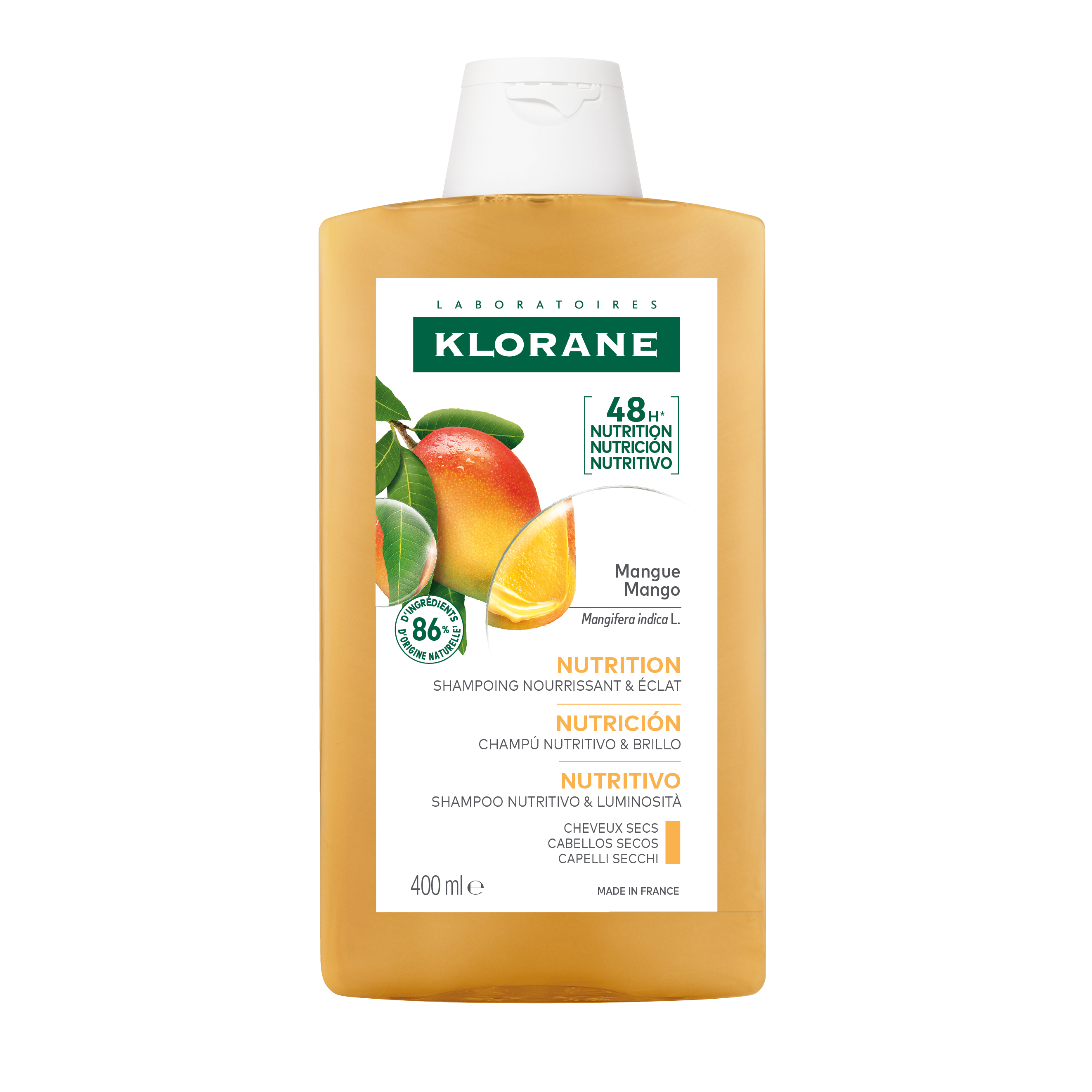 Klorane Mangue 滋养洗发水 400ml