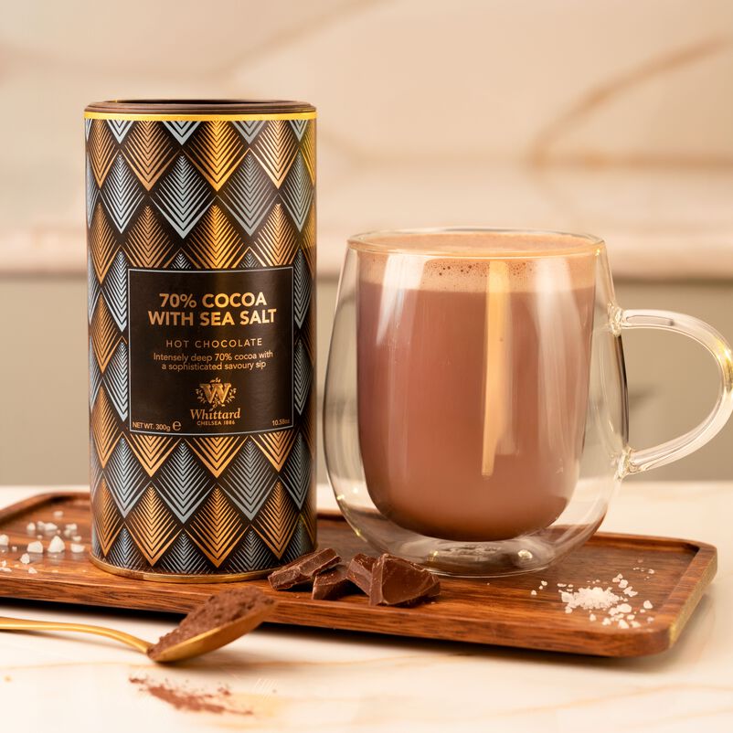70% Cocoa with Sea Salt Hot Chocolate