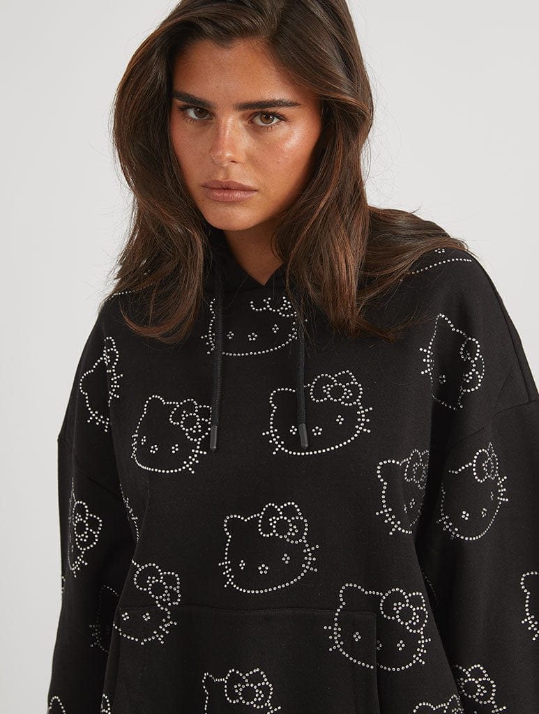 Hello Kitty Rhinestone Hoodie