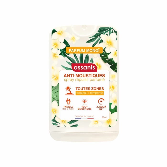 Assanis 莫诺伊香型驱蚊喷雾，40ml（6个月以上可用）
