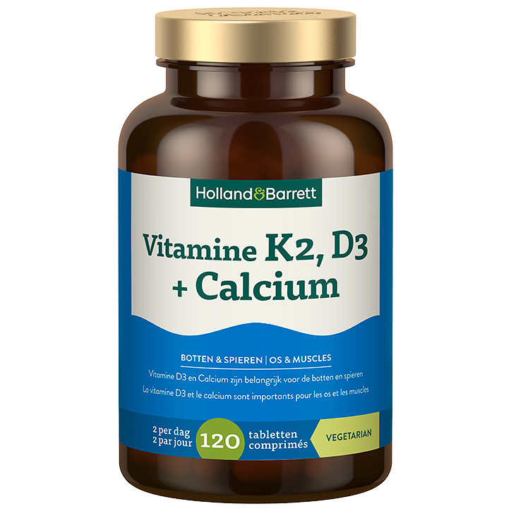 Holland & Barrett 维生素 K2 + D3 + 钙 120片