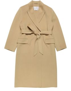 ACNE STUDIOS 羊绒混纺系带长大衣