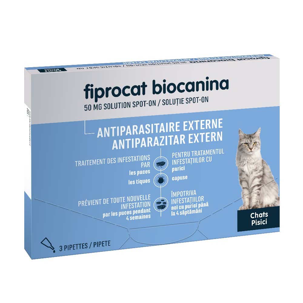 Fiprocat 猫用滴剂 50mg 3支