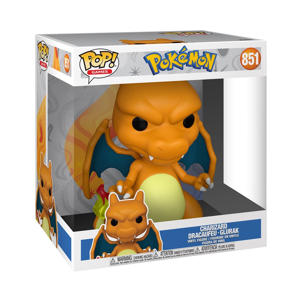 Funko Pop 宝可梦 喷火龙 Jumbo 大号手办