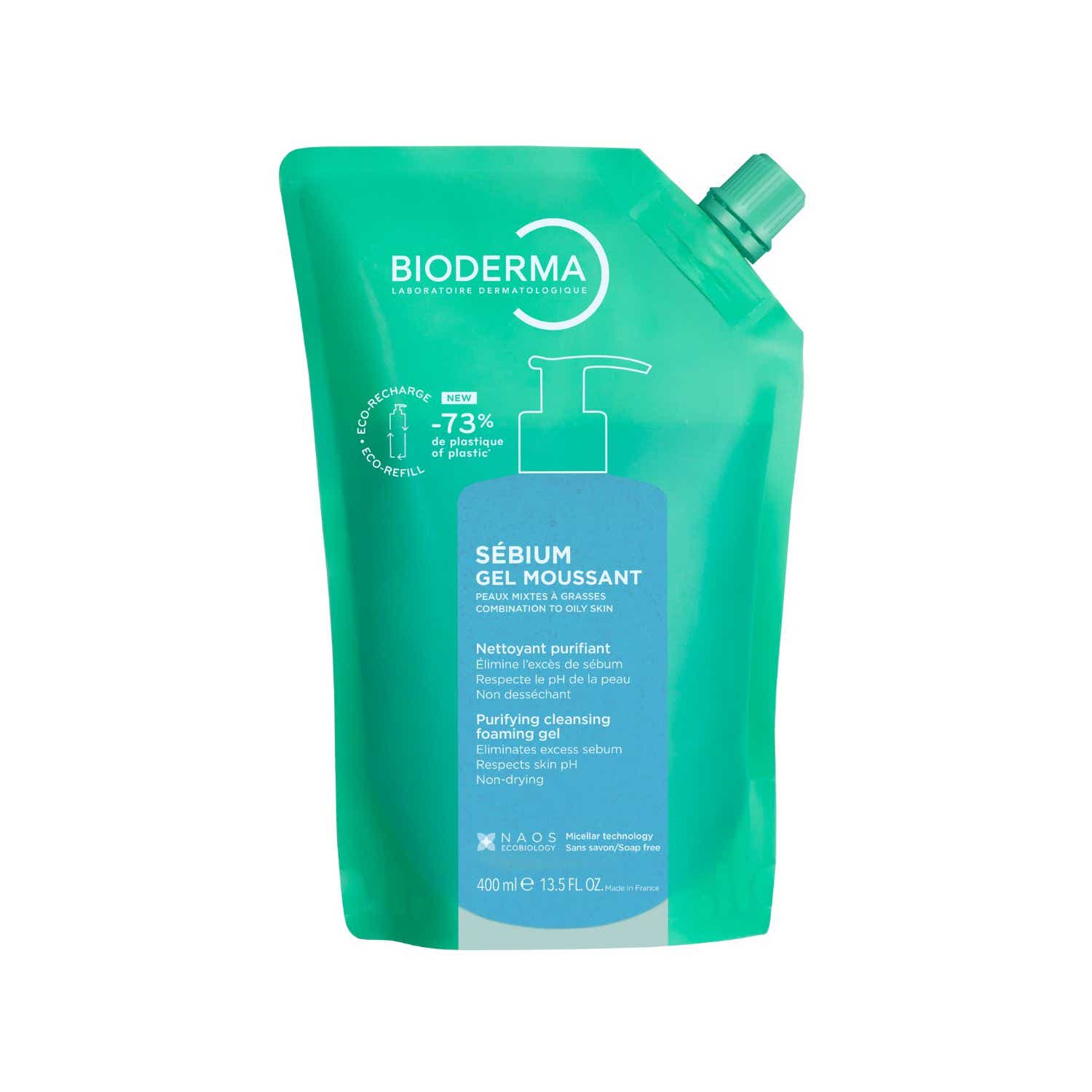 Bioderma Sébium 控油洁面啫喱 替换装 400ml