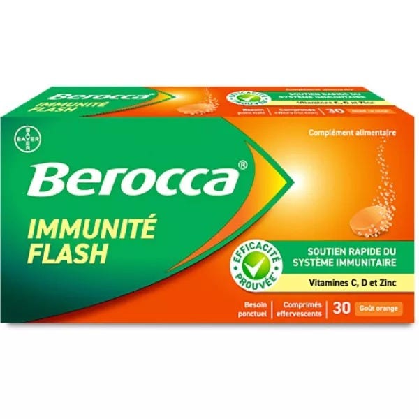 Berocca Immunite Flash 免疫泡腾片，30片