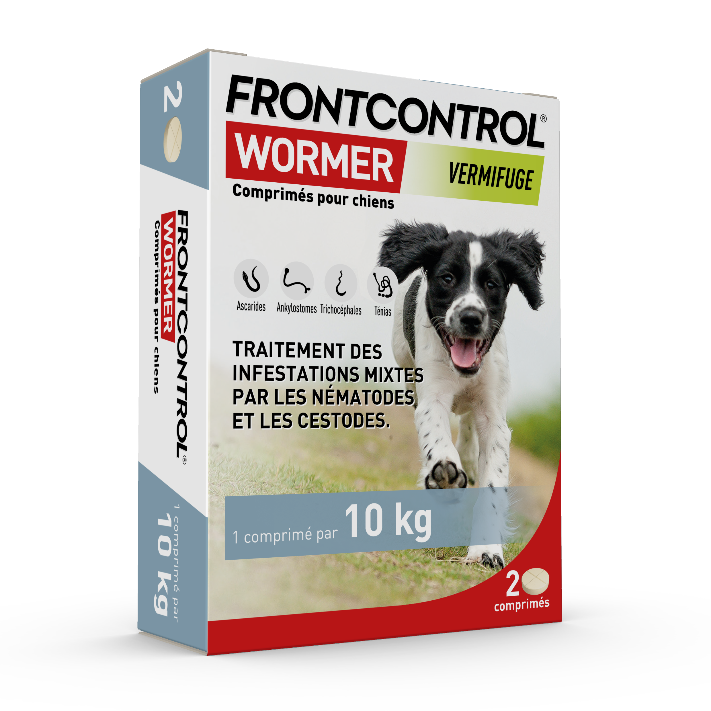 FRONTCONTROL WORMER 犬用驱虫片 2片