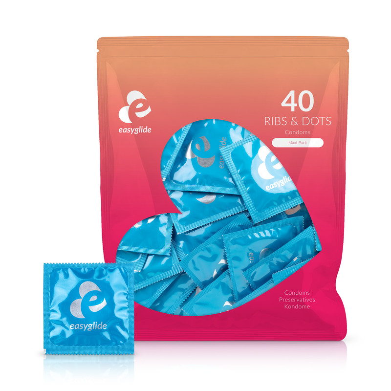 EasyGlide 螺纹点点安全套 40只装