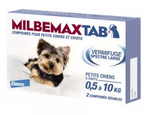MILBEMAXTAB 广谱驱虫片 小型犬 2片