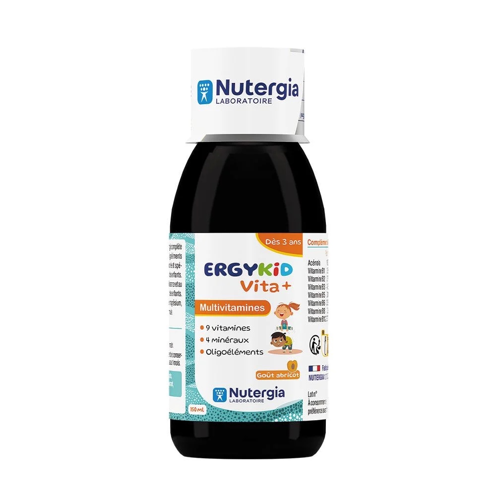 Nutergia Ergykid Vita+ 多维营养液（3岁+ 杏味）