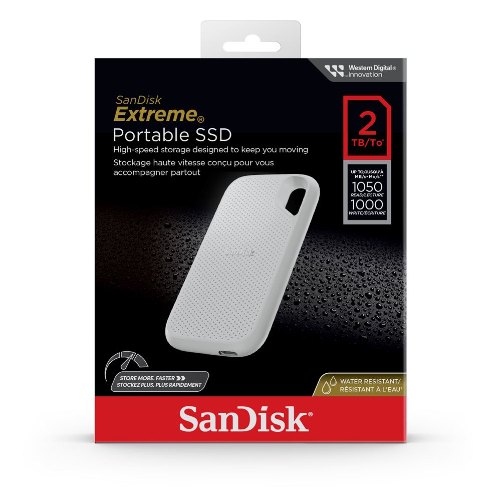 SanDisk Extreme 2TB 便携固态硬盘