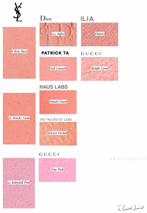 YSL Make Me Blush 色号平替对照图 1