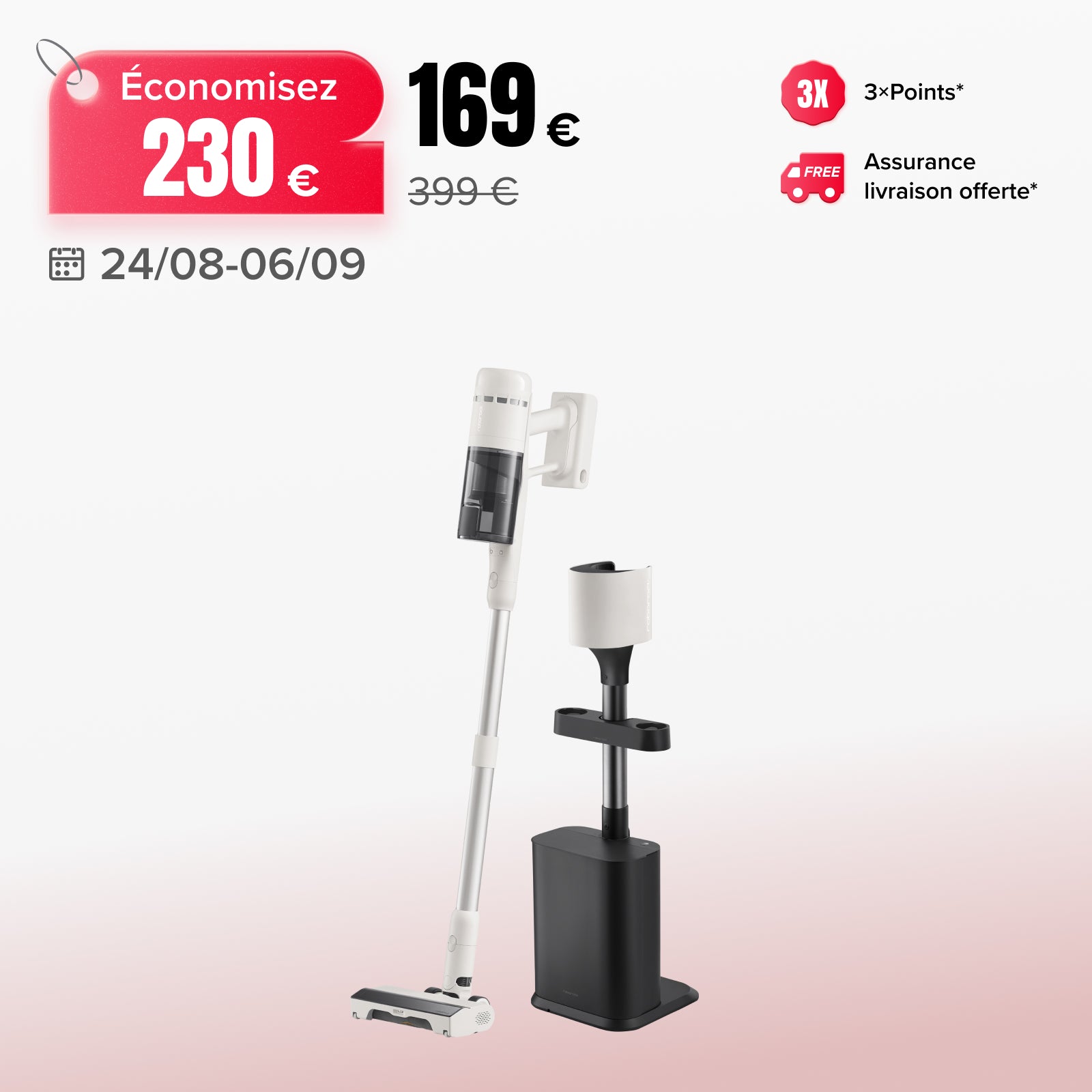 Roborock H60 Hub 无线吸尘器（带集尘站）